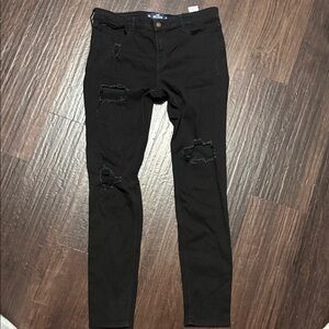 Hollister Black Distressed women’s Jeans